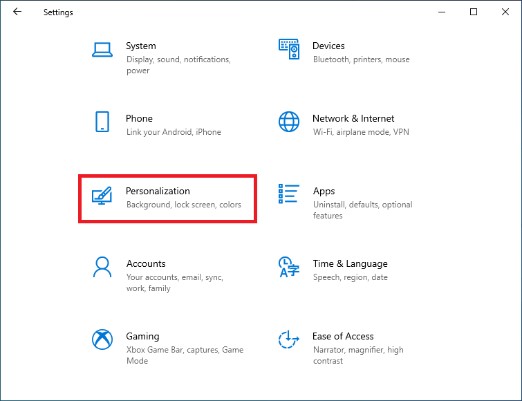 Các bước thiết lập mật khẩu Screen saver trên Windows 10