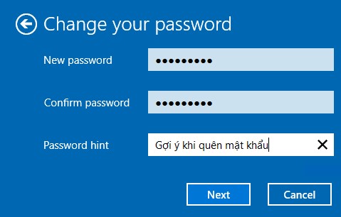 Các bước thiết lập mật khẩu đăng nhập trên Windows 10